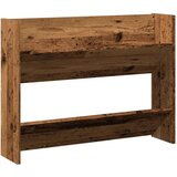 vidaXL Stenska omara za čevlje starinski les 80x18x60 cm iverna plošča | Shoptok.si