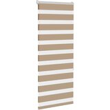 vidaXL Zebra senčilo peščeno rjava 60x150 cm tkanina širina 55,9 cm | Shoptok.si