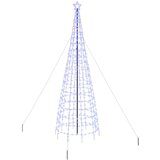 vidaXL LED božično drevesce med 800 LED Modra 400 cm elezo | Shoptok.si
