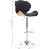  Barski stolček črno umetno usnje, (20817383) | Shoptok.si