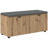  Klupa za cipele s jastučićem Hrast artisan 100 x 38 x 46 cm | shoptok.hr