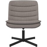  Stolica na kotačiće Sivo-smeđa 63 x 75 x 76 cm tkanina | shoptok.hr