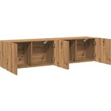 vidaXL Stenske TV omarice 2 kosa artisan hrast 80x30x41 cm | Shoptok.si