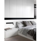 Nova Luce Mat crna metalna LED zidna lampa sa savitljivom konstrukcijom/s USB priključkom Vida – | shoptok.hr