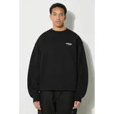 Represent Pamučna dukserica Owners Club Sweater za muškarce, boja: crna, s tiskom, OCM410.01