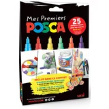POSCA Pigmentni markerji Mes Premiers set 6 kom., sort, (21655937)