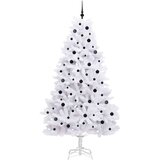  Umjetno božićno drvce s nogom Bijelo 240 cm PVC i čelik | shoptok.hr
