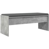  Haldna klop z blazino Betonsko siva 103 x 38 x 40 cm, (5000155631) | Shoptok.si
