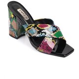 Capone Outfitters Capone 015 Heeled Flat Toe Multi Women's Slippers Cene