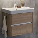 Tboss kopalniški sestav BORA 60 Naravni hrast - Spodnja omarica z ROCA umivalnikom 60x54x45cm