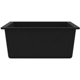  Kuhinjsko pomivalno korito z luknjo črn granit, (21670628) | Shoptok.si