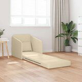  Floor Sofa Bed 2-u-1 Krem 65x80x83 cm Tkanina | shoptok.hr