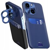HURTEL USNJENA STOJEČA OVITEK ZA IPHONE 14 MODRA, (21896763) | Shoptok.si