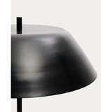 Kave Home Črna stoječa svetilka s kovinskim senčilom (višina 153 cm) Sayra – | Shoptok.si