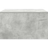 vidaXL Kavna mizica s predali betonsko siva 70,5x70x40 cm | Shoptok.si