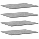 Police za knjige 8 kom siva boja betona 40 x 50 x 1,5 cm drvene | shoptok.hr