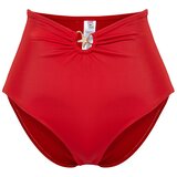 Trendyol Red*003 High Waist Regular Bikini Bottoms with Plain Panties | Shoptok.si