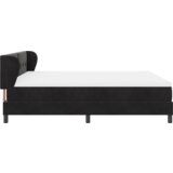 Box Spring Krevet s Madracem Crna 180x200 cm Baršun | shoptok.hr