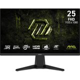 MSI Zaslon MAG 255F X24 / 62,2 cm (24,5") / 1920x1080 (FHD) / Rapid IPS / 240 Hz / 0.5 ms (Min.) (GTG) / 300 nits / 1000:1 | Shoptok.si