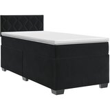  Boxspring krevet s madracem Crna 80 x 200 cm Baršun | shoptok.hr