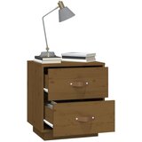  Noćni ormarići 2 kom boja meda 40x34x45 cm od masivne borovine | Eponuda.ba