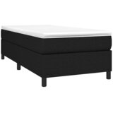  s oprugama i madracem crni 90x200 cm od tkanine | shoptok.hr