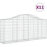  Lučne gabionske košare 11 kom 200x30x80/100cm pocinčano željezo | Eponuda.com