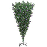  Obrnuto umjetno božićno drvce s naglavnom loptom Zelena 210 cm | Eponuda.com