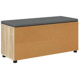  Klupa za hodnik s jastukom Sonoma hrast 100 x 38 x 46 cm | shoptok.hr