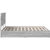  Postelja s shranjevanjem z vzglavjem Siva Sonoma 150 x 200 cm, (5000106162) | Shoptok.si