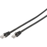 Digitus DB-160144-020-S RJ45 omrežni kabel\, Patch kabel CAT 6 S/FTP 2.00 m črna brez halogena\, zviti pari 1 kos, (20418037) | Shoptok.si
