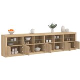  Komoda s LED svjetlima boja hrasta sonome 283x37x67 cm | shoptok.hr