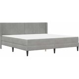 Okvir kreveta s madracem Svjetlosiva 200 x 200 cm Baršun | shoptok.hr