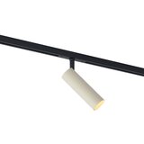 QAZQA Sodobni reflektor bež s črno za sistem tirnic 1-fazni GU10 35mm - Slimline Uzzy | Shoptok.si