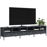 Maison Chic TV omarica - TV stojalo - Televizijska omarica antracit 202x39x43,5 cm hladno valjano jeklo, (21700956) | Shoptok.si
