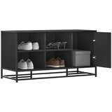  Klupa za cipele crna 100x40x53,5 cm Konstruirano drvo i metal | shoptok.hr