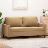  Kavč dvosed rjav 140 cm žamet Cene