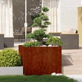  Sadilica boja hrđe 100x100x80 cm od pohabanog čelika | shoptok.hr
