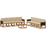  Set vanjskih sofa 9 kom. Prirodna | shoptok.hr