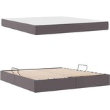  Krevet s madracem i skladištem s pohranom 2 kom. Siva Koža 160 x 200 cm | Shoptok.si