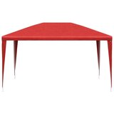  Zabavni šotor Rdeča 400 x 300 x 255 cm PE in jeklo, (5000205387) | Shoptok.si