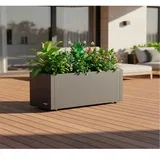 Garden Cube Balcony M | Metalna žardinjera za cvijeće | 38 L | Antracit - BRANDED IN EU