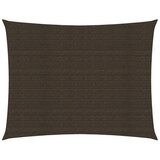  Senčno jadro 160 g/m² rjavo 6x7 m HDPE | Shoptok.si
