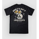 Loose Riders Grip It Tech Tee black Cene