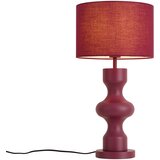 QAZQA Retro Table Lamp Plum with Fabric Shade - Captain Cene