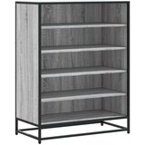 vidaXL Omarica za čevlje siva sonoma 75x38x97,5 cm inž. les in kovina Cene