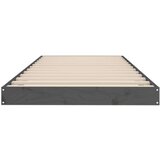  Posteljni okvir siv 75x190 cm trdna borovina 2FT6, (20737808) | Shoptok.si