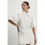 Answear Lab Majica ženska, bela barva