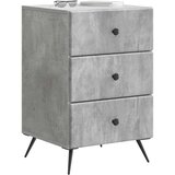  Noćni ormar Betonska siva 43 x 41 x 66,5 cm Konstruirano drvo | shoptok.hr