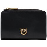 Pinko Denarnice MINI WALLET VITELLO SETA 106206 A0F1 Črna Cene